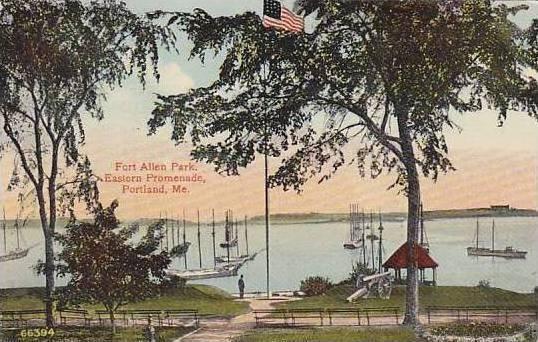 Maine Portland Fort Allen Park Eastern Promenade