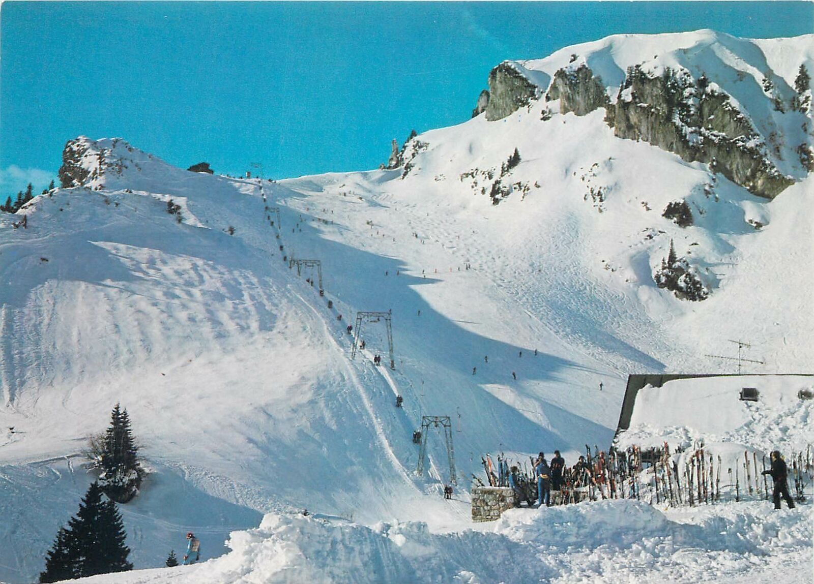 Austria Postcard Brauneck Lenggries Skiparadies picturesque winter scenery