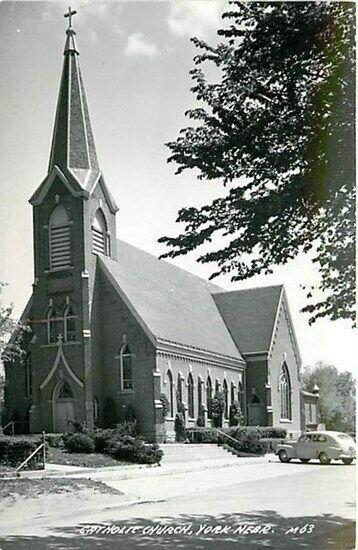NE, York, Nebraska, Catholic Church, L.L. Cook No. M63, RPPC
