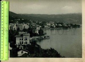 231334 Croatia Opatija ABBAZIA view Vintage POSTER