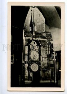 214707 Czechoslovakia Prague astronomical clock tower photo Kral photo postcard