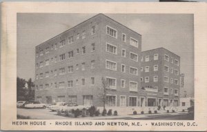 Postcard Hedin House Rhode Island + Newtown NE Washington DC