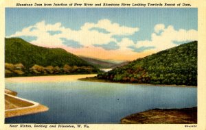 WV - Bluestone Dam Near Junction of New River & Bluestone River