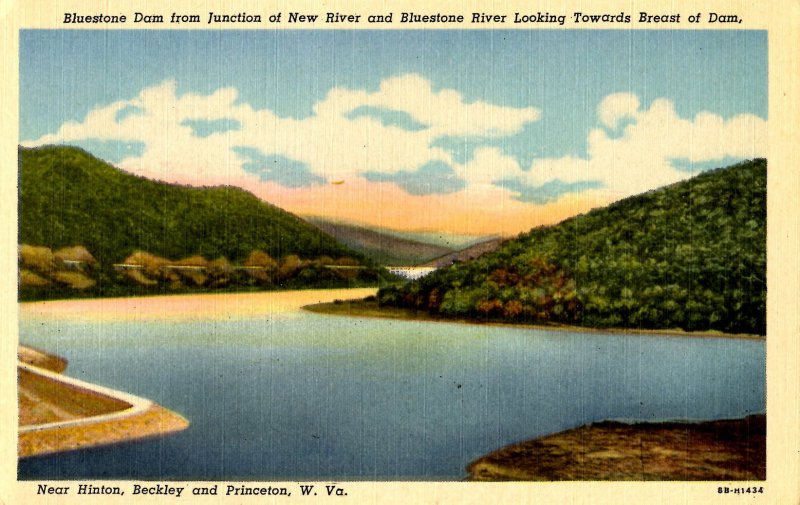 WV - Bluestone Dam Near Junction of New River & Bluestone River