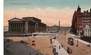 Postcard Lime Street Liverpool UK