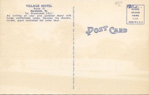 Postcard Village Motel Hardwick VT