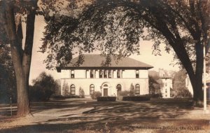 Administration Building Oberlin College Ohio Real Photo Postcard / 10c1-275