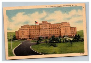 Vintage 1930's Postcard US Veterans Hospital Building Clarksburg West Virginia