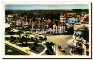 Cabourg Old Postcard're the casino gardens and villas