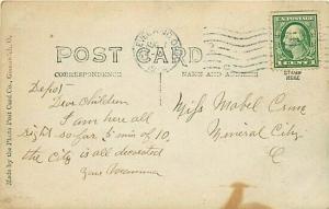 OH, Oberlin, Ohio. RPPC, Carnegie Library