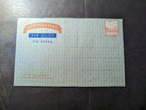 Mint Italy Airmail Aerogramme Postal Stationery 110 Lire Denomination