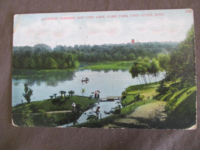 1908 USA Picture Postcard - Cosy Lake, Como Park, Twin Cities, MN (TT148)