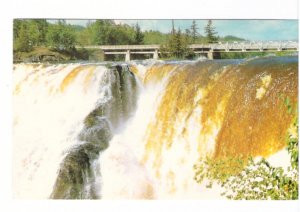 Kakabeka Falls, Ontario, 1967 Postcard, Buy Canada Savings Bonds Slogan Cancel