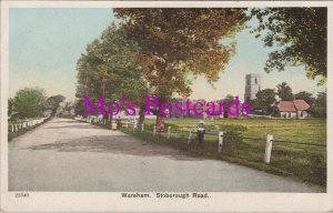 Dorset Postcard - Wareham, Stoborough Road. Posted 1911 - RS38155