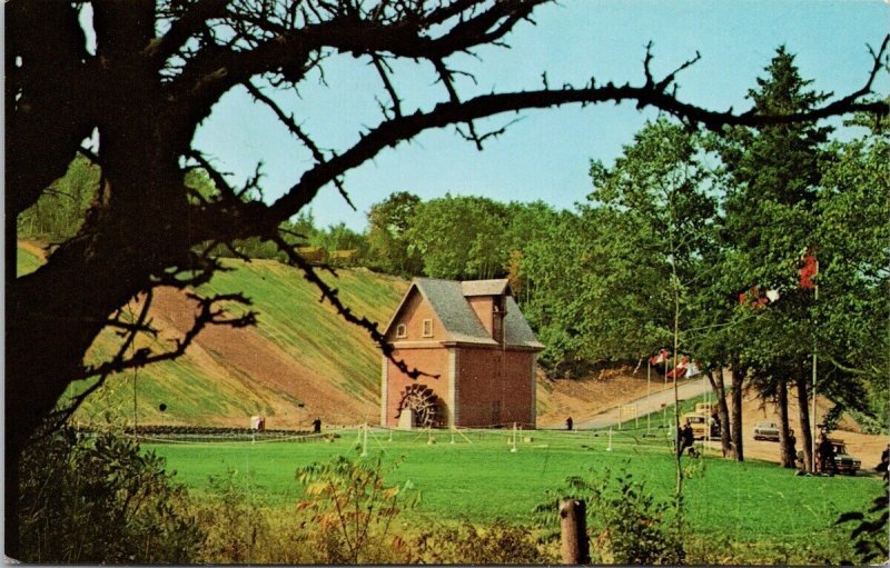 First Grist Mill in America Port Royal Nova Scotia Lequille River Postcard H28