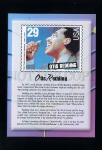 207997 USA Legends of American Music Otis Redding postcard