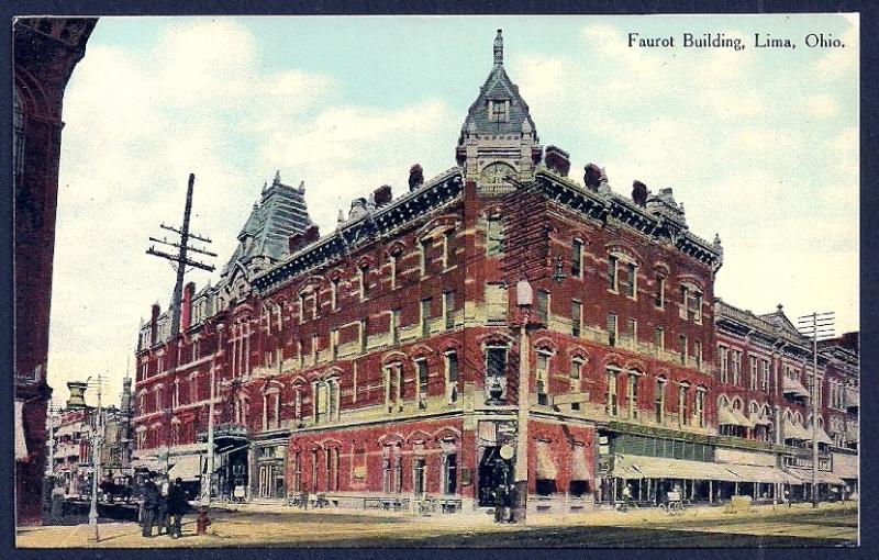 Faurot Building Lima OH used c1910