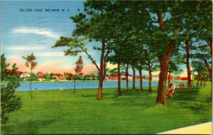 Postcard NJ Belmar Silver Lake Publ. Star Stationery Co. No. 64650 1939 M35