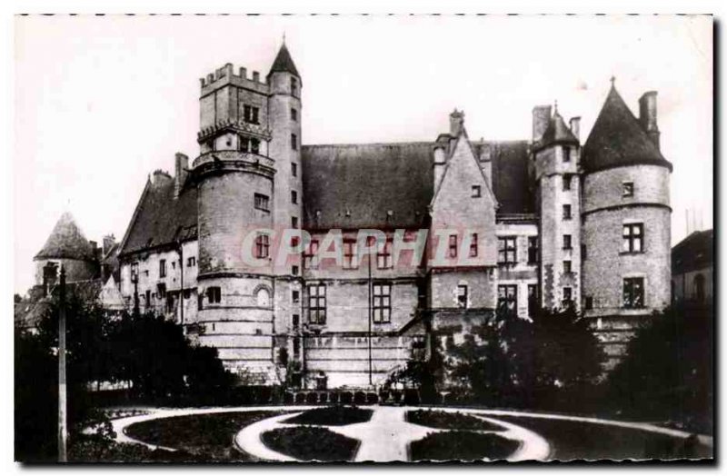 Old Postcard Bourges Palais Jacques Coeur View from the Berry Square