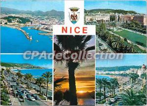 Postcard Modern Nice Cote d'Azur French Riviera Promenade des Anglais Harbor ...