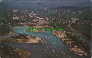 America Postcard - Aerial View of Indian Harbor, Greenwich, Connecticut RS31820