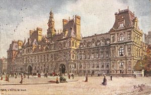 Paris. L'Hotel de Ville Tuck Oilette France  Col. Villes de ...