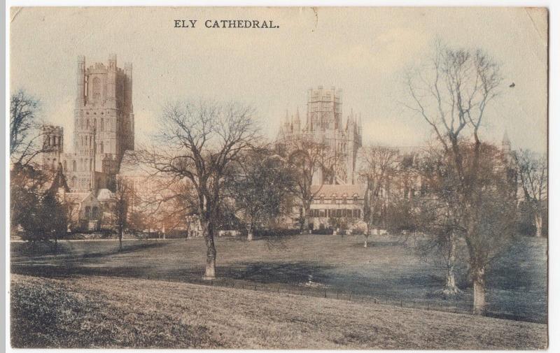 Cambridgeshire; Ely Cathedral PPC By SPCK 1920 PMK To Miss BecK, Dordrecht 