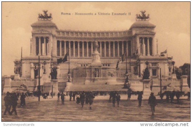 Italy Rome Monumento a Vittorio Emanuele II