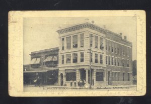 SALEM ILLINOIS BROADWAY & MAIN STREET SCENE VINTAGE POSTCARD DOWNTOWN