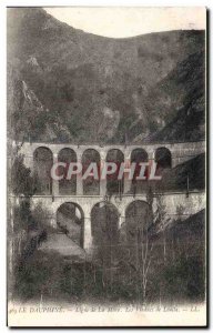 Old Postcard The Dauphine line Mure The viaducts Loulla