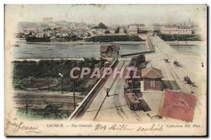 Postcard Old Saumur Vue Generale