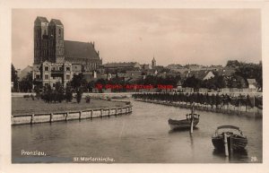 Germany, Prenzlau, RPPC, Saint Marienkirche, Trinks Photo No 29