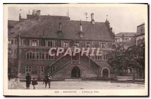 Old Postcard Mulhouse Hotel de Ville