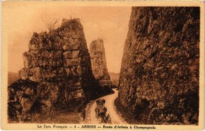 CPA Arbois Route d'Arbois a Champagnole (1264973)