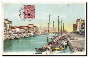 Palavas Postcard Old Channel