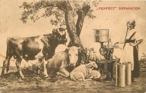 Postcard Perfect Separator Farm Equipment Advertising animals 23-1613