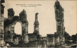 CPA Montfaucon - Les Ruines de l'Eglise (1062715)