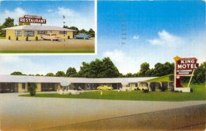 Little Rock Arkansas 1961 Postcard The New King Motel