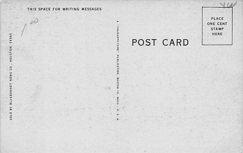 Public Library Houston TX USA Postcard