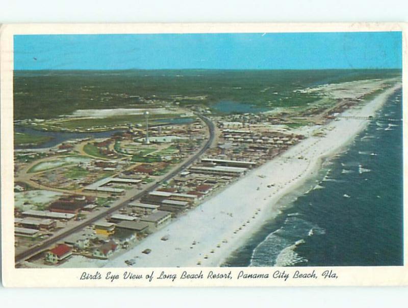 Pre-1980 AERIAL VIEW OF TOWN Panama City Florida FL n3045