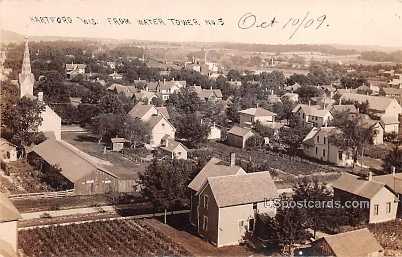 View from Water Tower No 5 - Hartford, Wisconsin