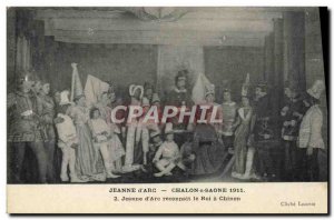 Old Postcard Jeanne d & # 39Arc Chalon sur Saone 1911 Jeanne d & # 39Arc Reco...