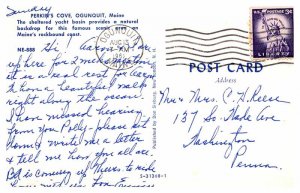 Postcard AERIAL VIEW SCENE Ogunquit Maine ME AQ4767