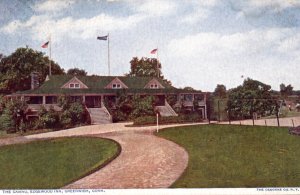 Greenwich CT Casino Edgewood Inn Hotel Postcard Connecticut