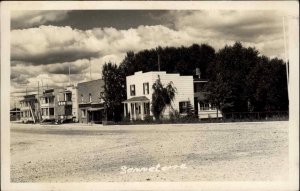 Senneterre Quebec Street Scene c1950 Real Photo Postcard