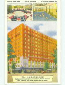 Unused W-Border AMBASSADOR HOTEL Washington DC hr9183@