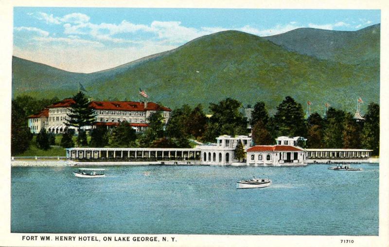 NY - Lake George. Fort William Henry Hotel 