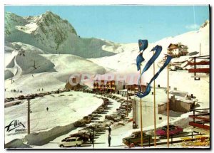 Modern Postcard The Pyrenees La Mongie View Hotels