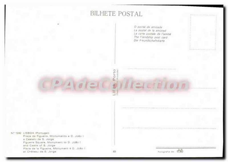 Postcard Modern Lisboa