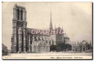 Paris Postcard Ancient Church of Our Lady North Coast